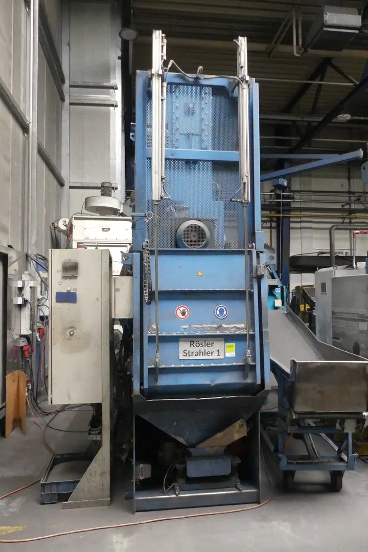RÖSLER Durchlaufstrahlanlage RMBC 1.1